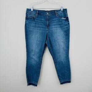 Nine West Cigarette Skinny Ankle Blue Jeans Women’s Size 20W